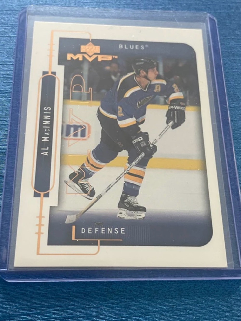 Al MacInnis Blues MVP Hockey Card - Upper Deck